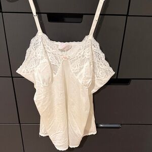 Elegant Lace Trimmed Camisole